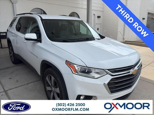 Summit White 2019 Chevrolet Traverse LT Leather