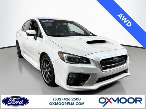 Crystal White Pearl 2017 Subaru WRX STI Limited w/ Lip