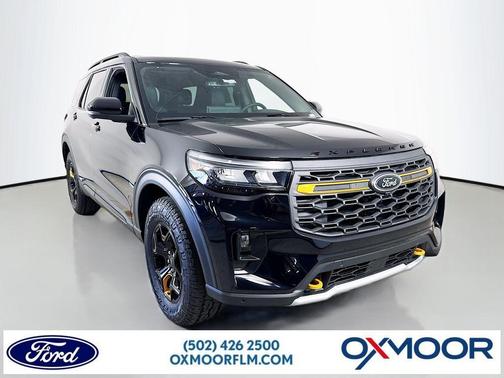 Agate Black Metallic 2026 Ford Explorer Tremor