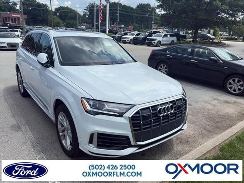 Glacier White Metallic 2022 Audi Q7 55 Premium Plus