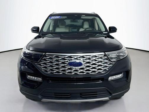 Agate Black Metallic 2020 Ford Explorer Platinum