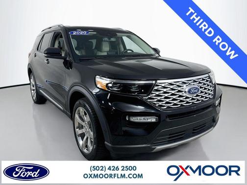 Agate Black Metallic 2020 Ford Explorer Platinum