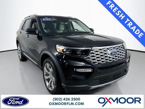 Agate Black Metallic 2020 Ford Explorer Platinum