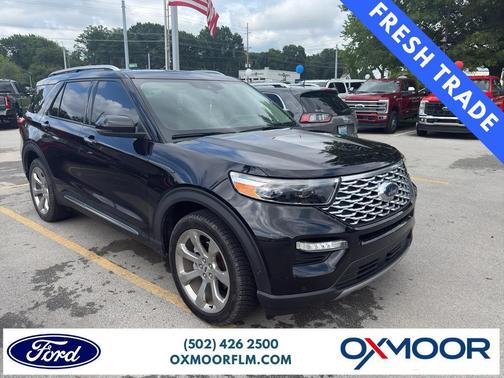 Agate Black Metallic 2020 Ford Explorer Platinum