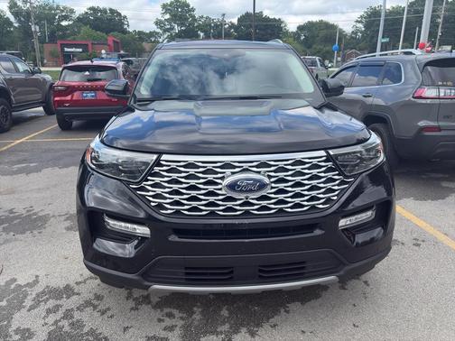 Agate Black Metallic 2020 Ford Explorer Platinum