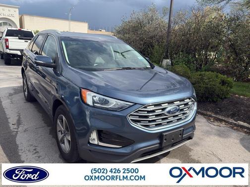 Blue Metallic 2019 Ford Edge SEL