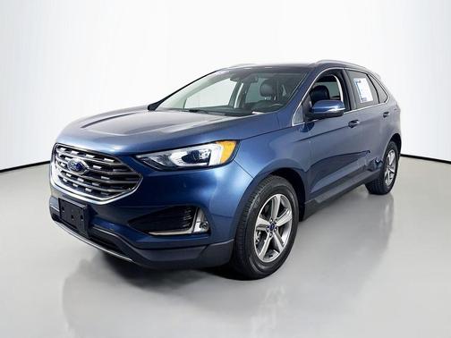 Blue Metallic 2019 Ford Edge SEL