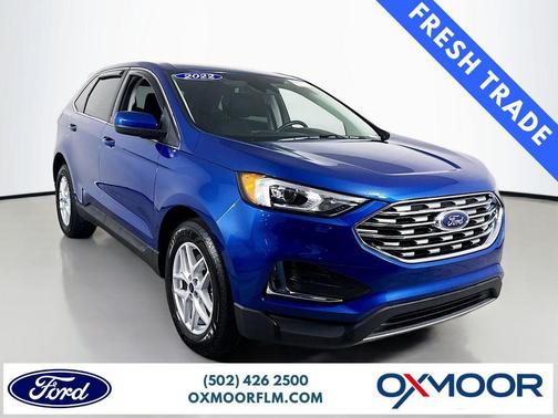 Atlas Blue Metallic 2022 Ford Edge SEL