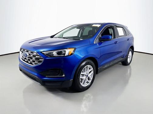 Atlas Blue Metallic 2022 Ford Edge SEL