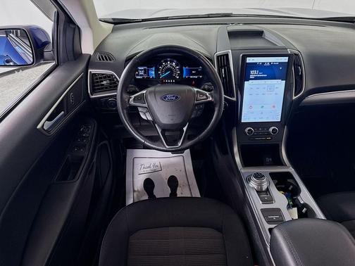 Atlas Blue Metallic 2022 Ford Edge SEL