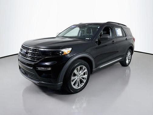 Agate Black Metallic 2021 Ford Explorer XLT