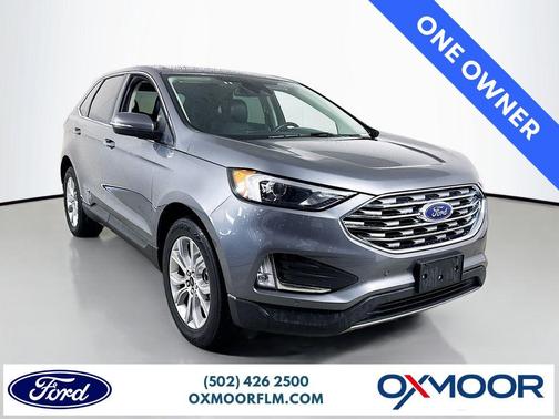 Carbonized Gray Metallic 2024 Ford Edge Titanium