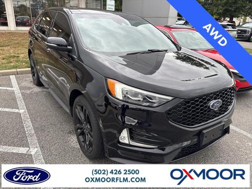 Agate Black Metallic 2019 Ford Edge ST