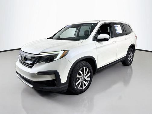 White Diamond Pearl 2019 Honda Pilot EX-L