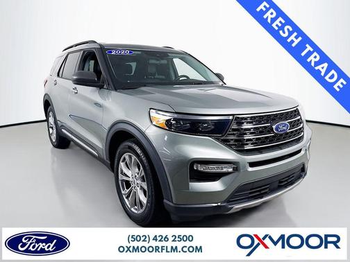 Silver Spruce Metallic 2020 Ford Explorer XLT