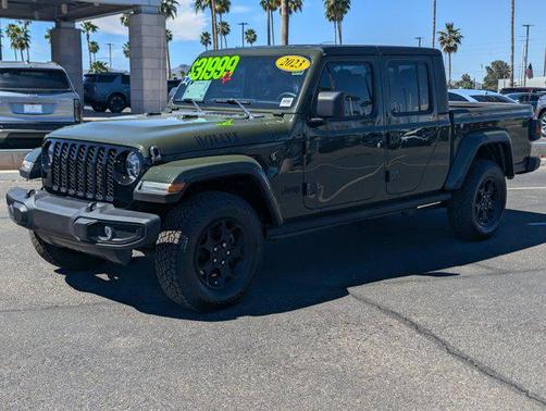 Sarge Green Clearcoat 2023 Jeep Gladiator Willys 4x4