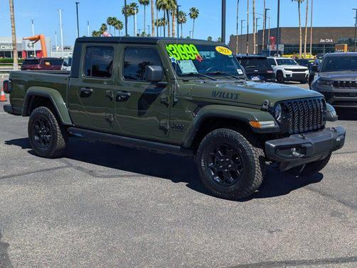 Sarge Green Clearcoat 2023 Jeep Gladiator Willys 4x4