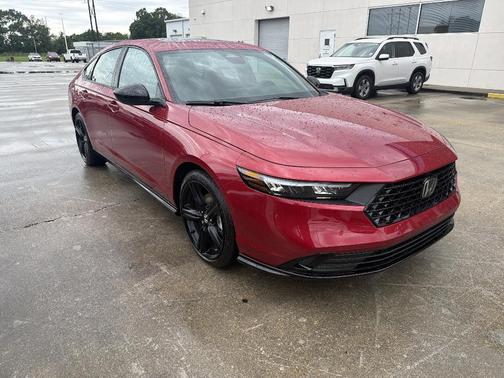 Radiant Red Metallic 2026 Honda Accord Hybrid Sport-L