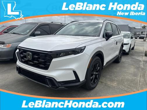 Platinum White Pearl 2026 Honda CR-V Hybrid Sport-L