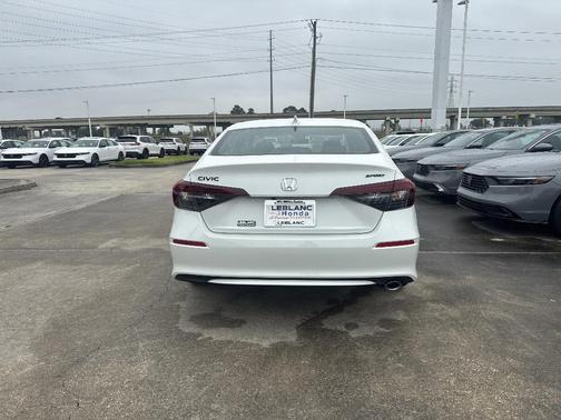 Platinum White Pearl 2026 Honda Civic Sport