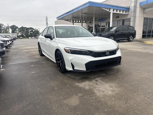 Platinum White Pearl 2026 Honda Civic Sport