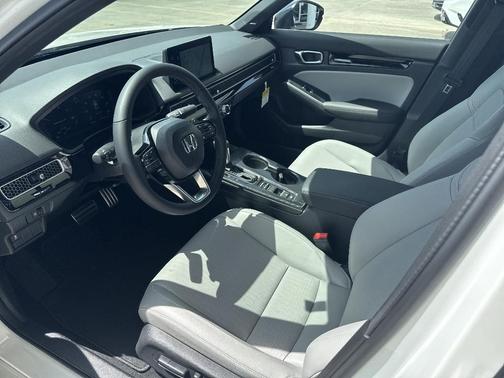 Platinum White Pearl 2026 Honda Civic Hybrid Sport Touring