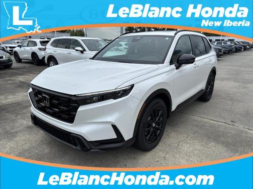 Platinum White Pearl 2026 Honda CR-V Hybrid Sport-L