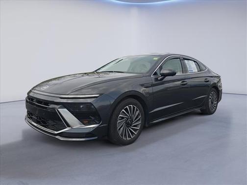 Portofino Gray 2024 Hyundai SONATA Hybrid Limited