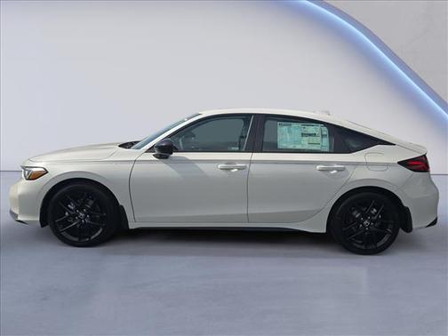 Platinum White Pearl 2026 Honda Civic Hybrid Sport