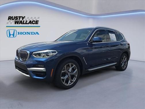 Phytonic Blue Metallic 2021 BMW X3 xDrive30i