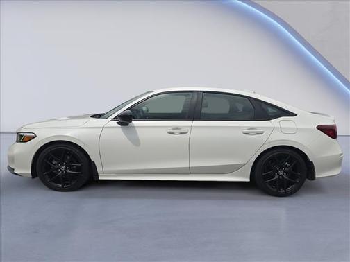 Platinum White Pearl 2025 Honda Civic Sport