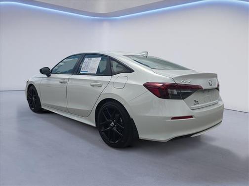 Platinum White Pearl 2025 Honda Civic Sport