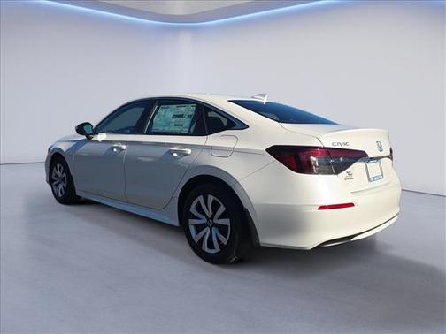 Platinum White Pearl 2026 Honda Civic LX
