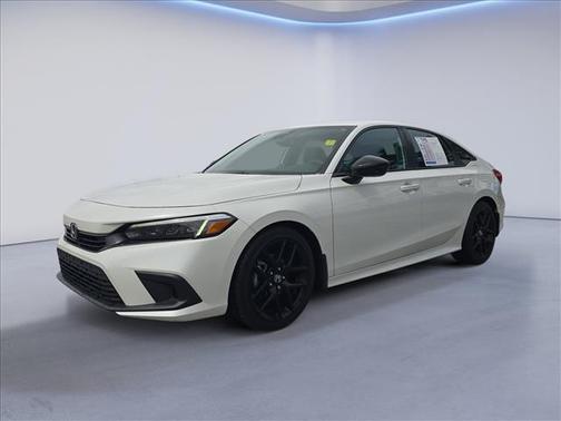 Platinum White Pearl 2023 Honda Civic Sport