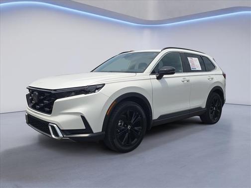 Platinum White Pearl 2024 Honda CR-V Hybrid Sport Touring AWD