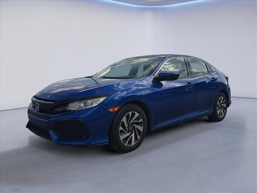 Aegean Blue Metallic 2017 Honda Civic LX