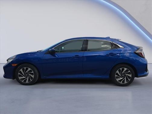 Aegean Blue Metallic 2017 Honda Civic LX