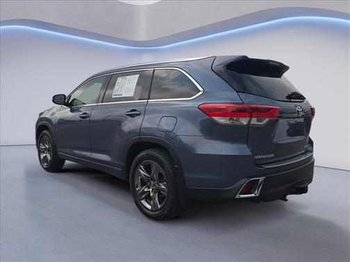 Shoreline Blue Pearl 2019 Toyota Highlander Limited Platinum