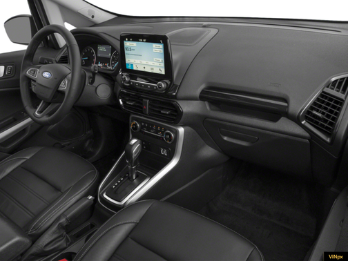 White Platinum Metallic Tri-Coat 2018 Ford EcoSport SE