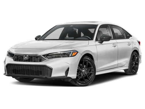 Platinum White Pearl 2026 Honda Civic Hybrid Sport