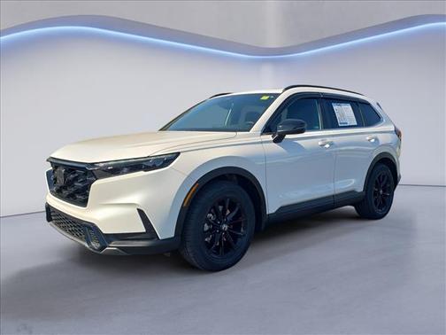Platinum White Pearl 2025 Honda CR-V Hybrid Sport FWD