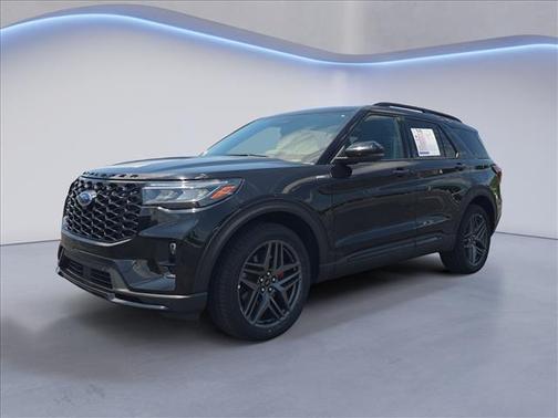 Agate Black Metallic 2025 Ford Explorer ST-Line