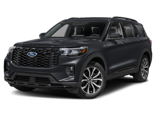 Agate Black Metallic 2025 Ford Explorer ST-Line