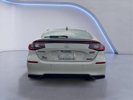 Platinum White Pearl 2026 Honda Civic Hybrid Sport Touring