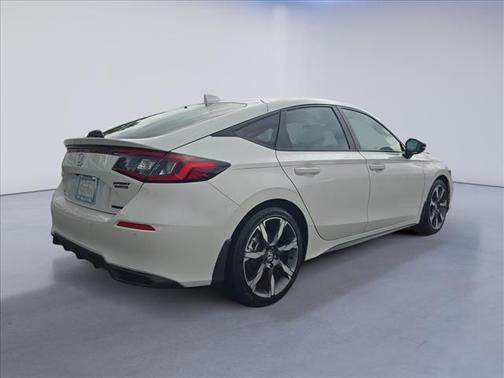 Platinum White Pearl 2026 Honda Civic Hybrid Sport Touring