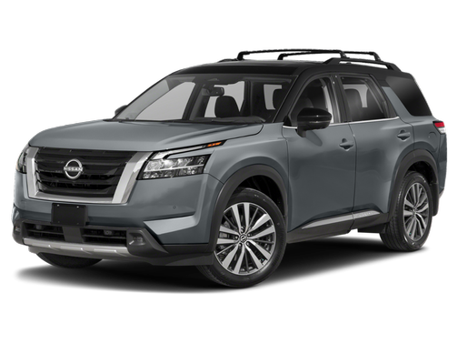 Solid Gray/Super Black 2022 Nissan Pathfinder Platinum 4WD