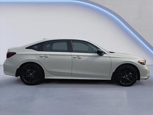 Platinum White Pearl 2026 Honda Civic Hybrid Sport