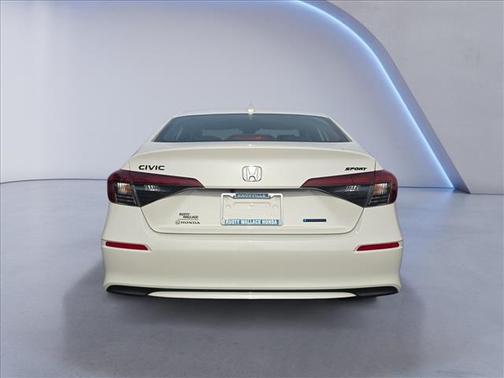 Platinum White Pearl 2026 Honda Civic Hybrid Sport