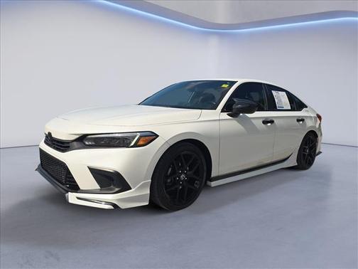 Platinum White Pearl 2022 Honda Civic Sport