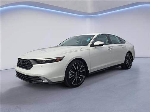 Platinum White Pearl 2026 Honda Accord Hybrid Touring